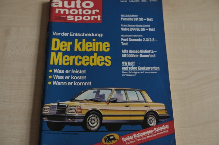 Deckblatt Auto Motor und Sport (10/1979)